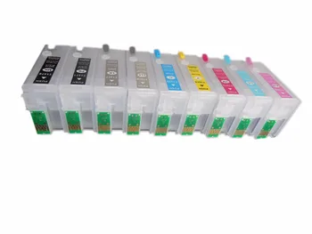 einkshop T7601-T7609 Naplniteľné atramentové kazety pre Epson P600 surecolor P600 Surecolor SC-P600 tlačiareň s automatickým reset čipy