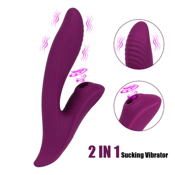 Tovar pre Dospelých Produkty Dildo Vibrátory Žena Klitoris Klitorisu Bulík 2 V 1 Vákuové Stimulátor Sania Vibrátor
